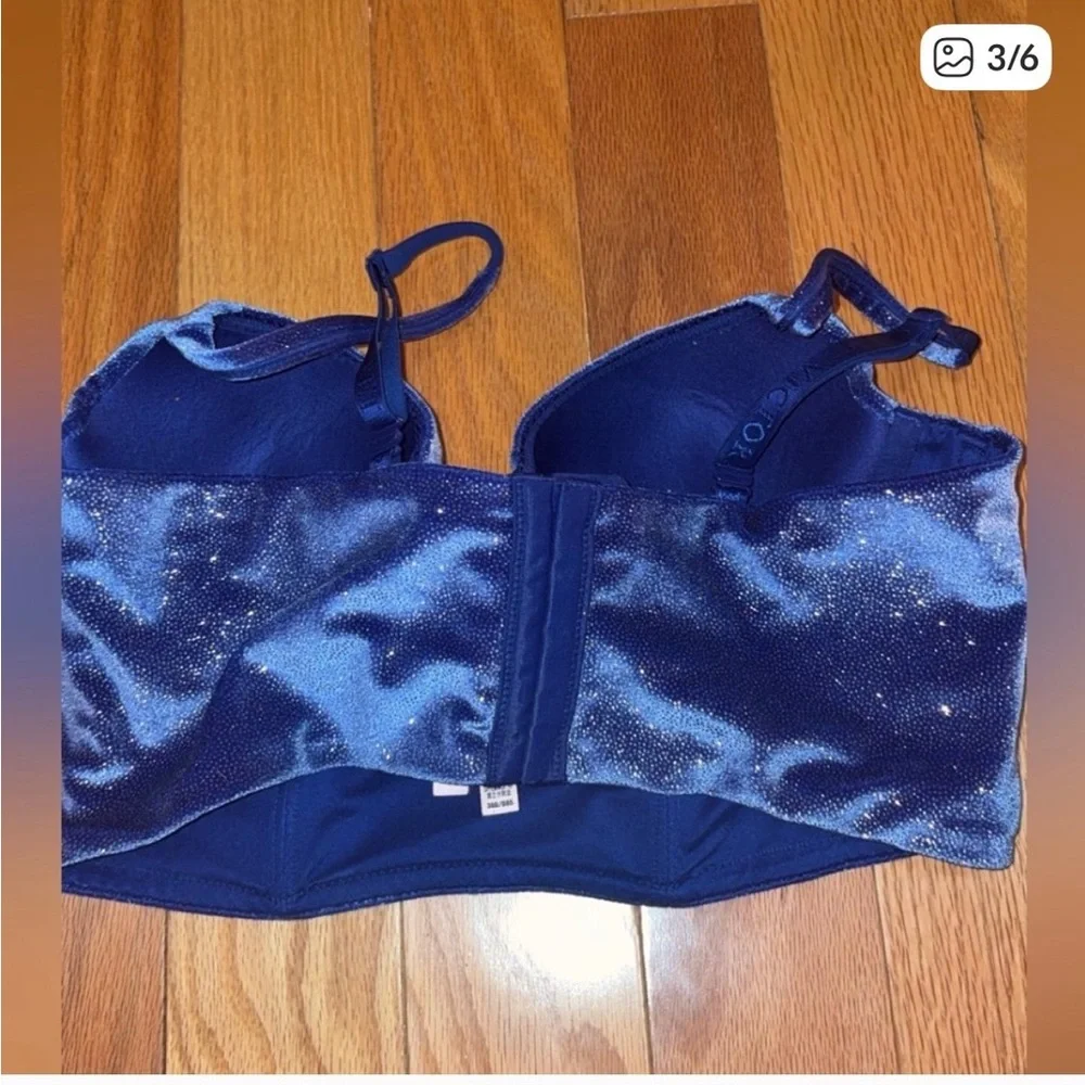 Victoria's Secret Sparkling Navy Bra